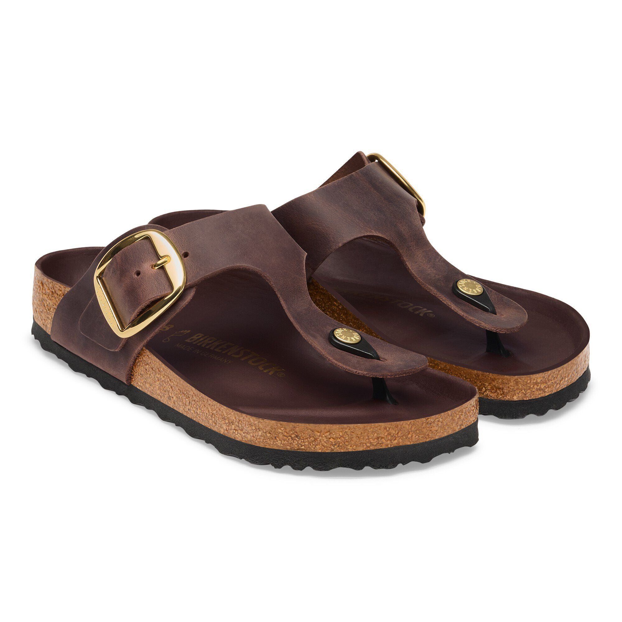 Gizeh Big Buckle Natural Leather Oiled