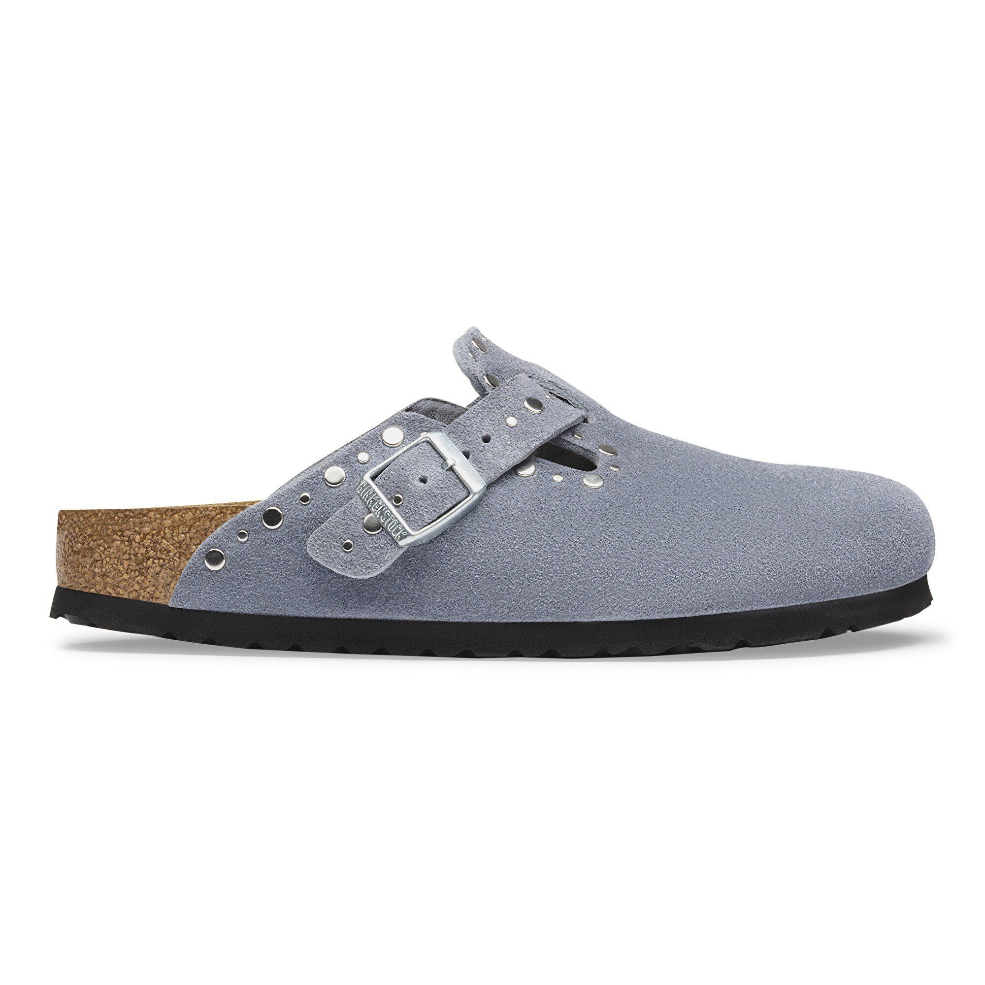 Boston Rivet Suede Leather