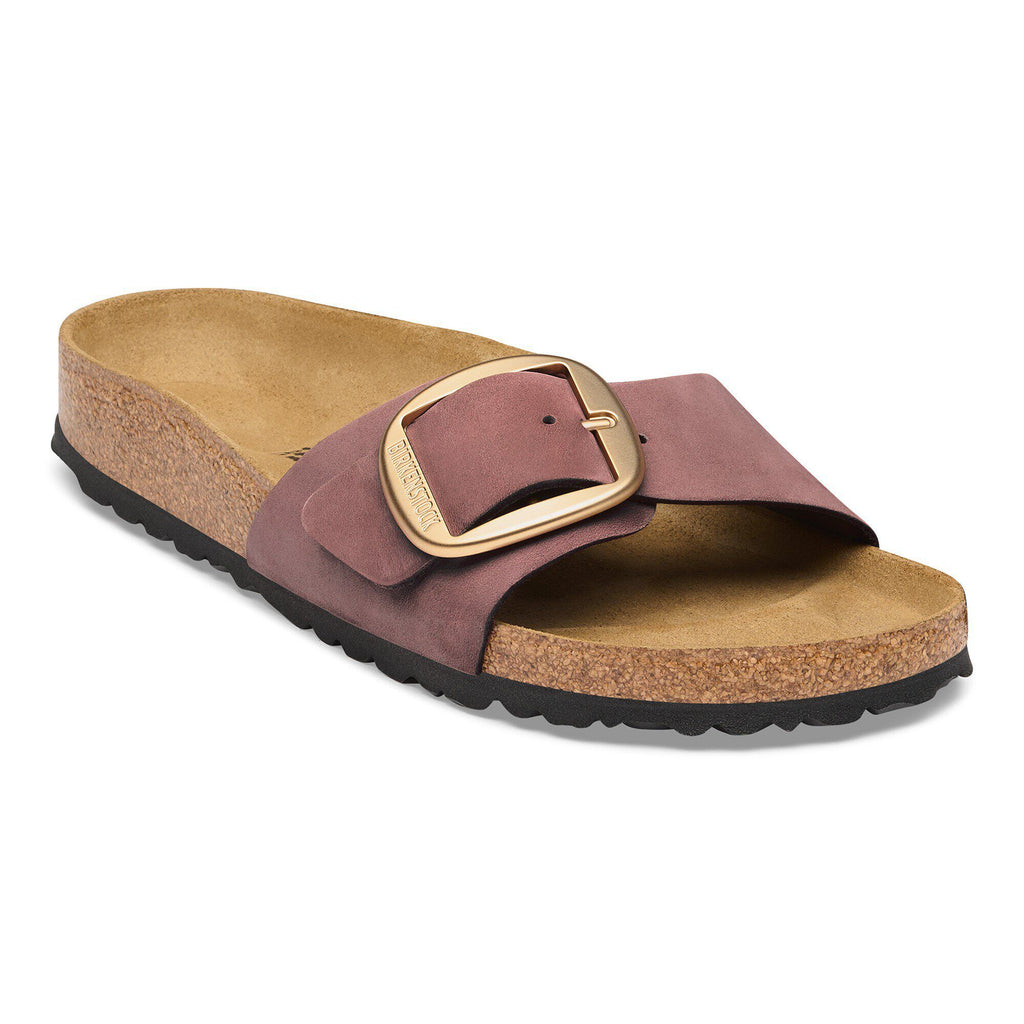 Madrid Big Buckle Nubuck Leather