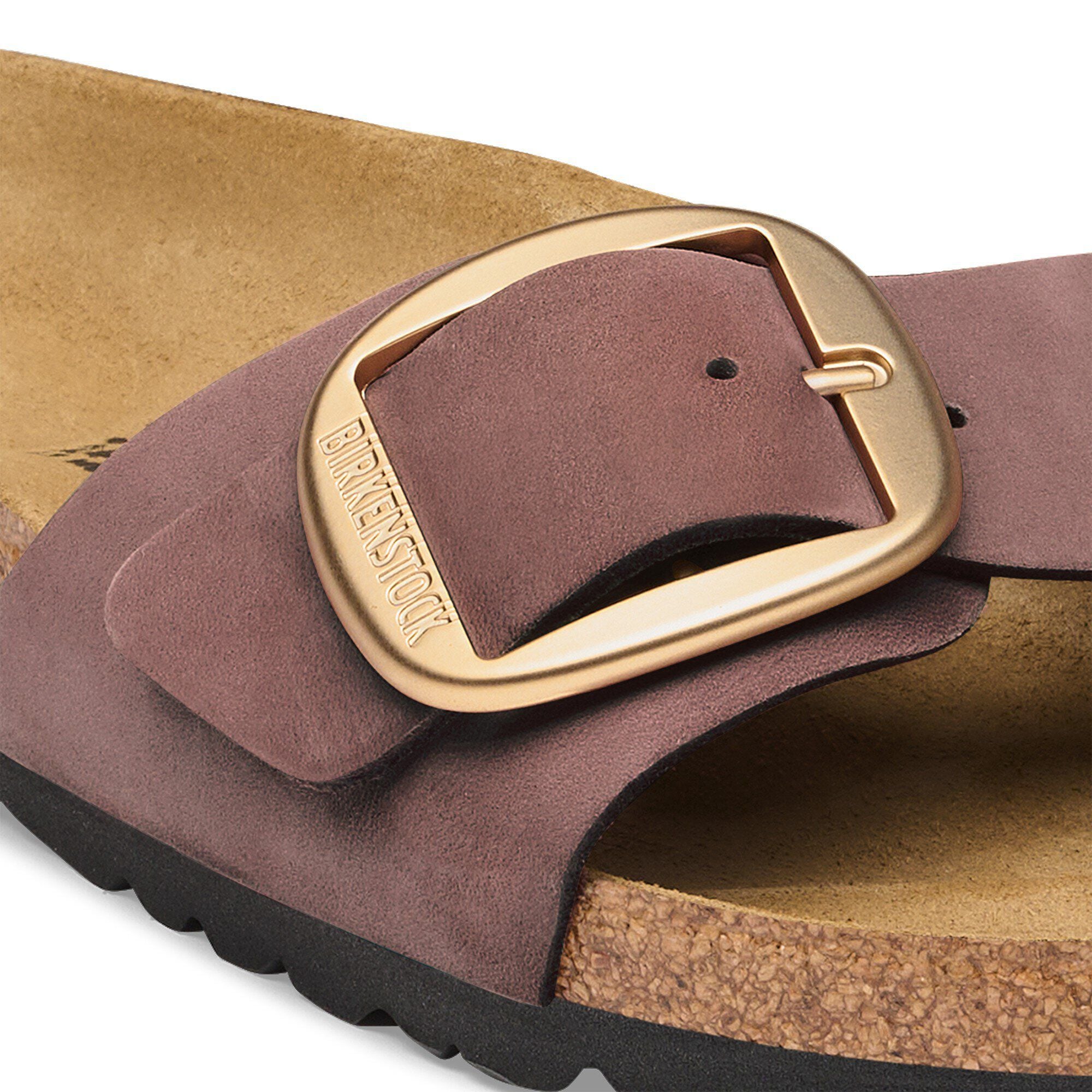 Madrid Big Buckle Nubuck Leather