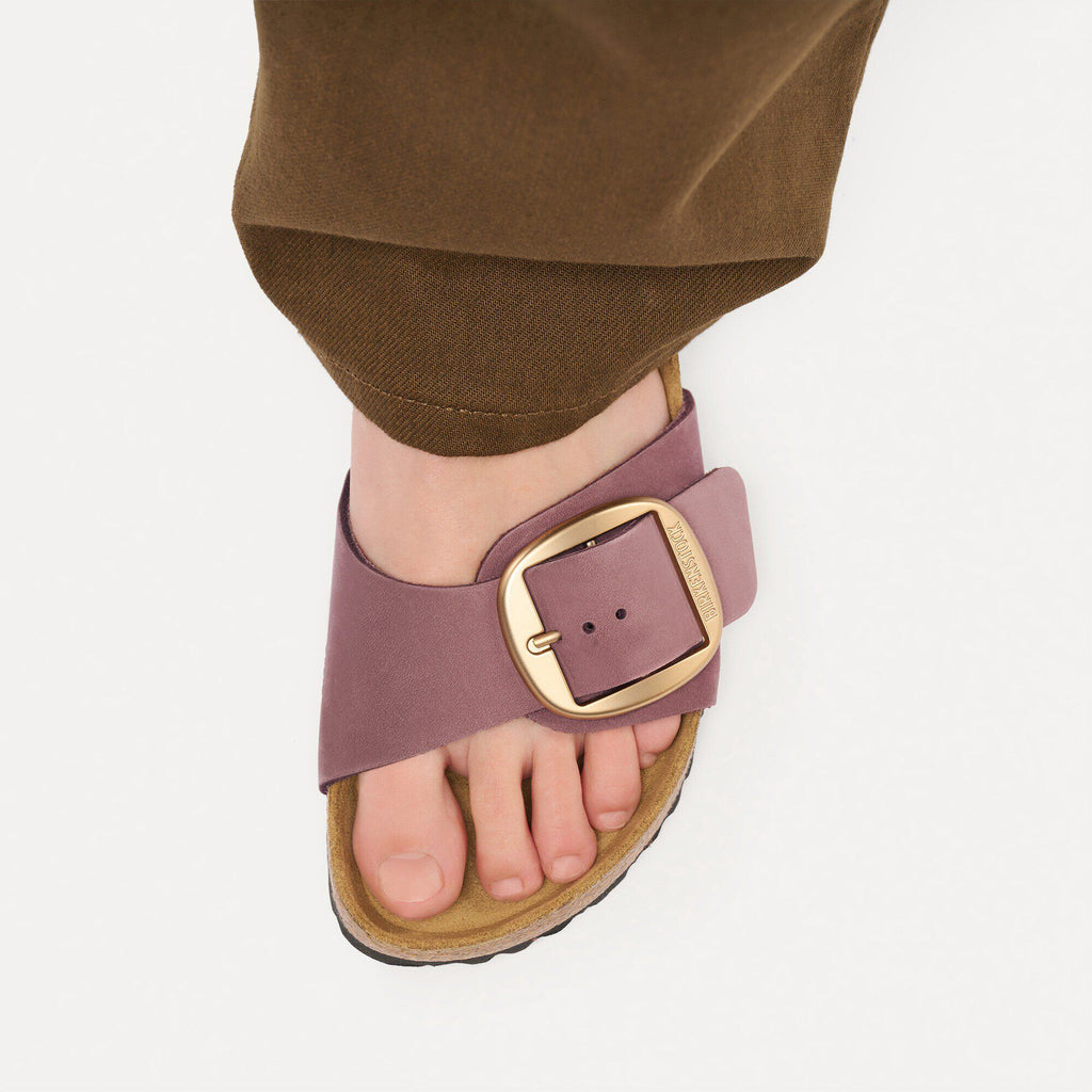 Madrid Big Buckle Nubuck Leather