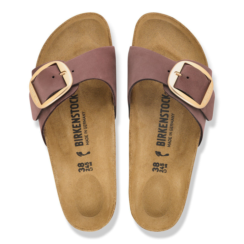 Madrid Big Buckle Nubuck Leather