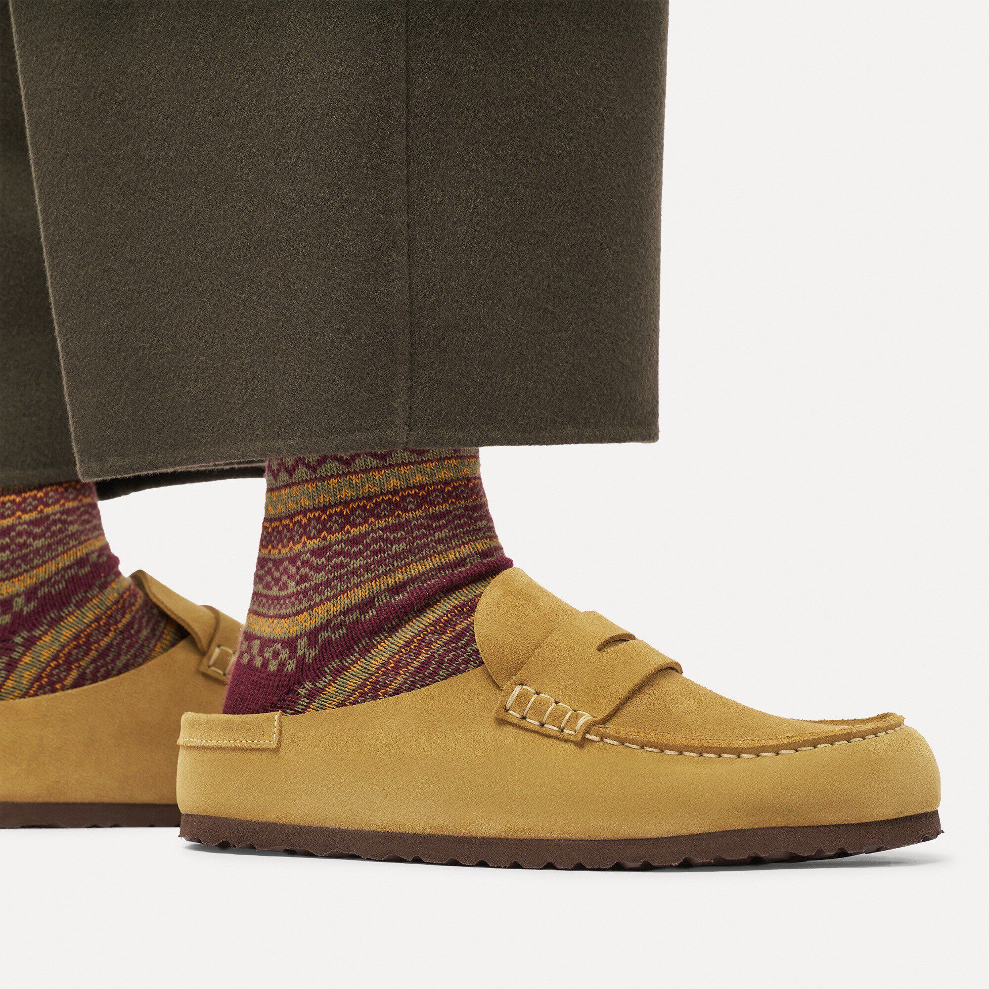 Naples Wrapped Suede Leather