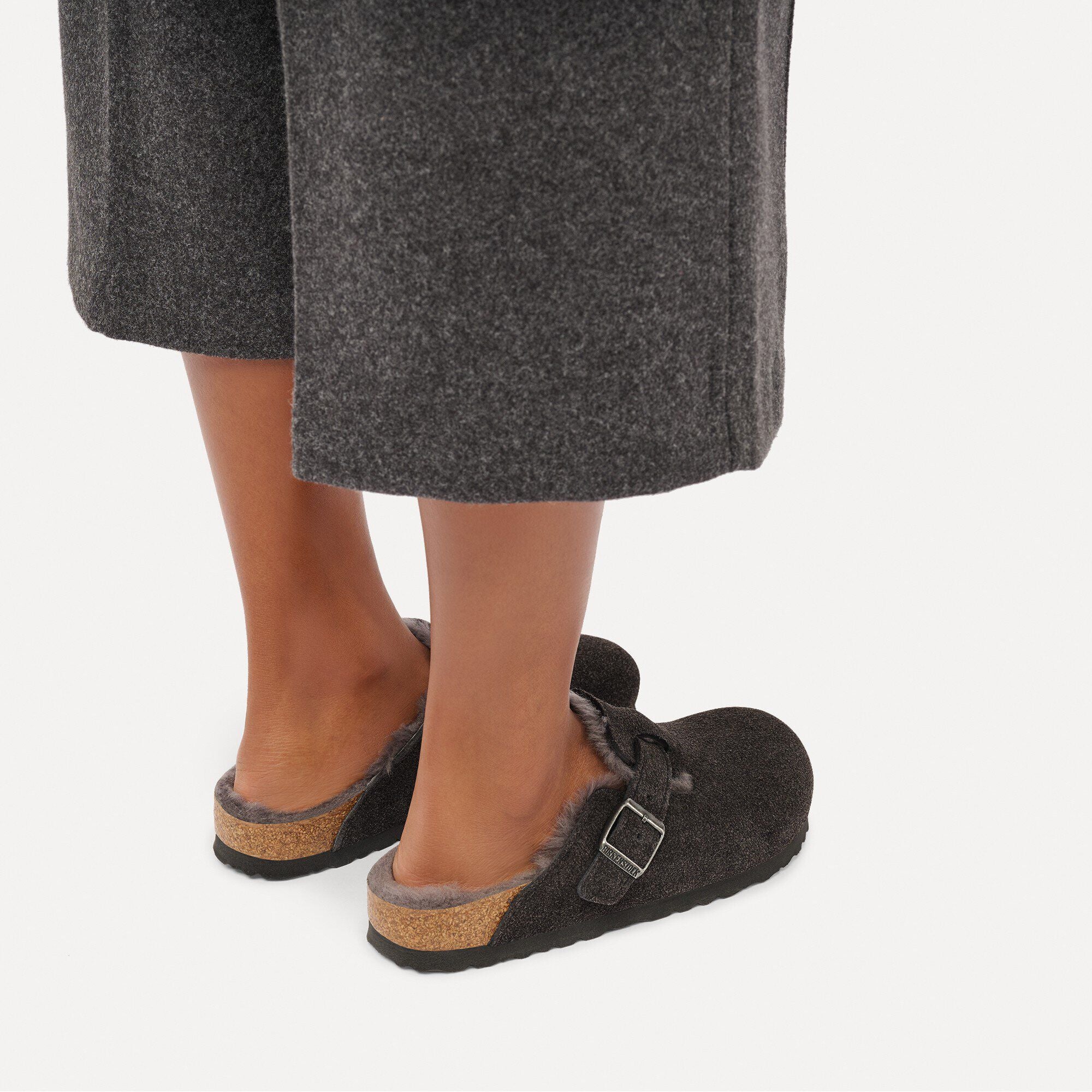Boston Shearling Suede Leather