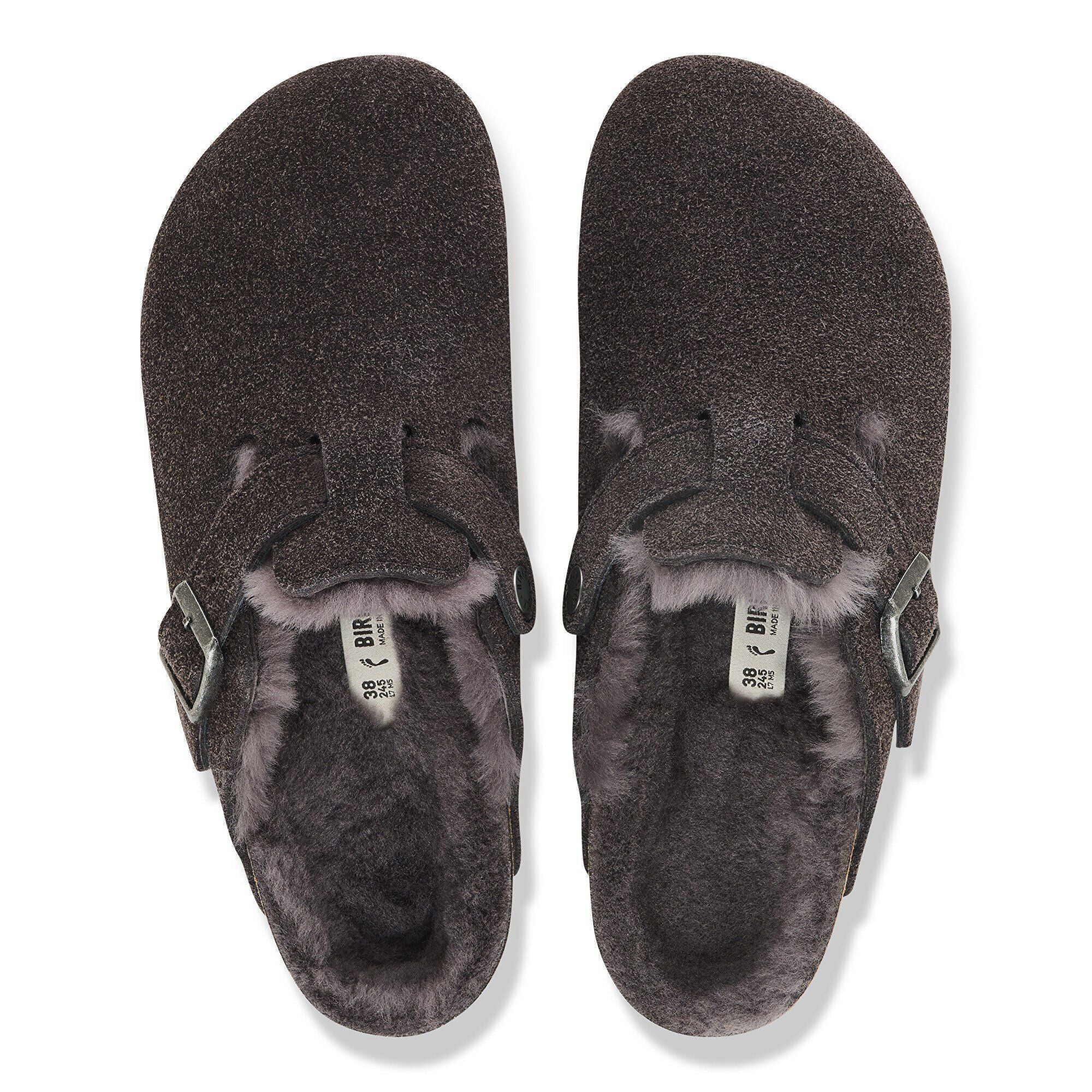 Boston Shearling Suede Leather