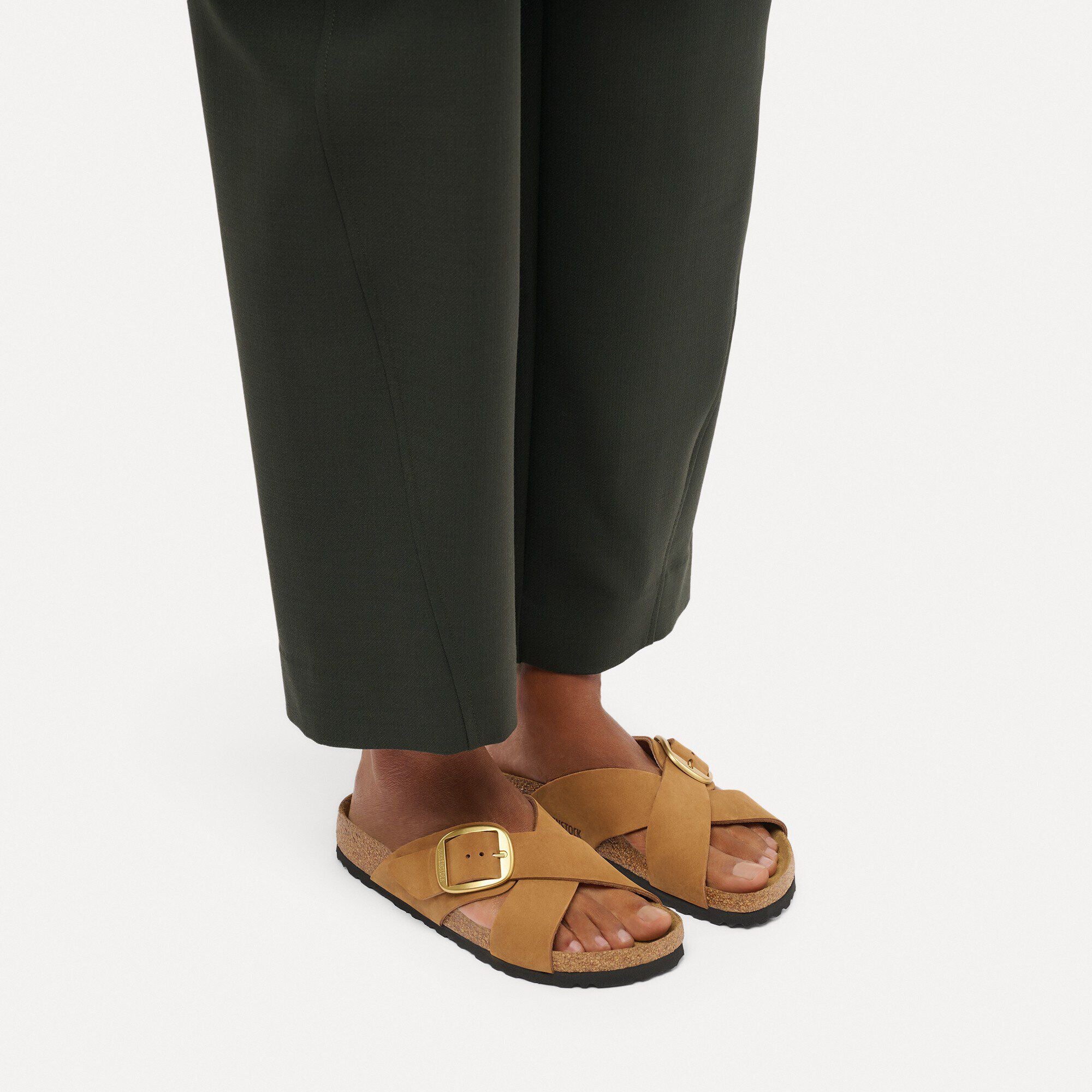 Siena Big Buckle Nubuck Leather