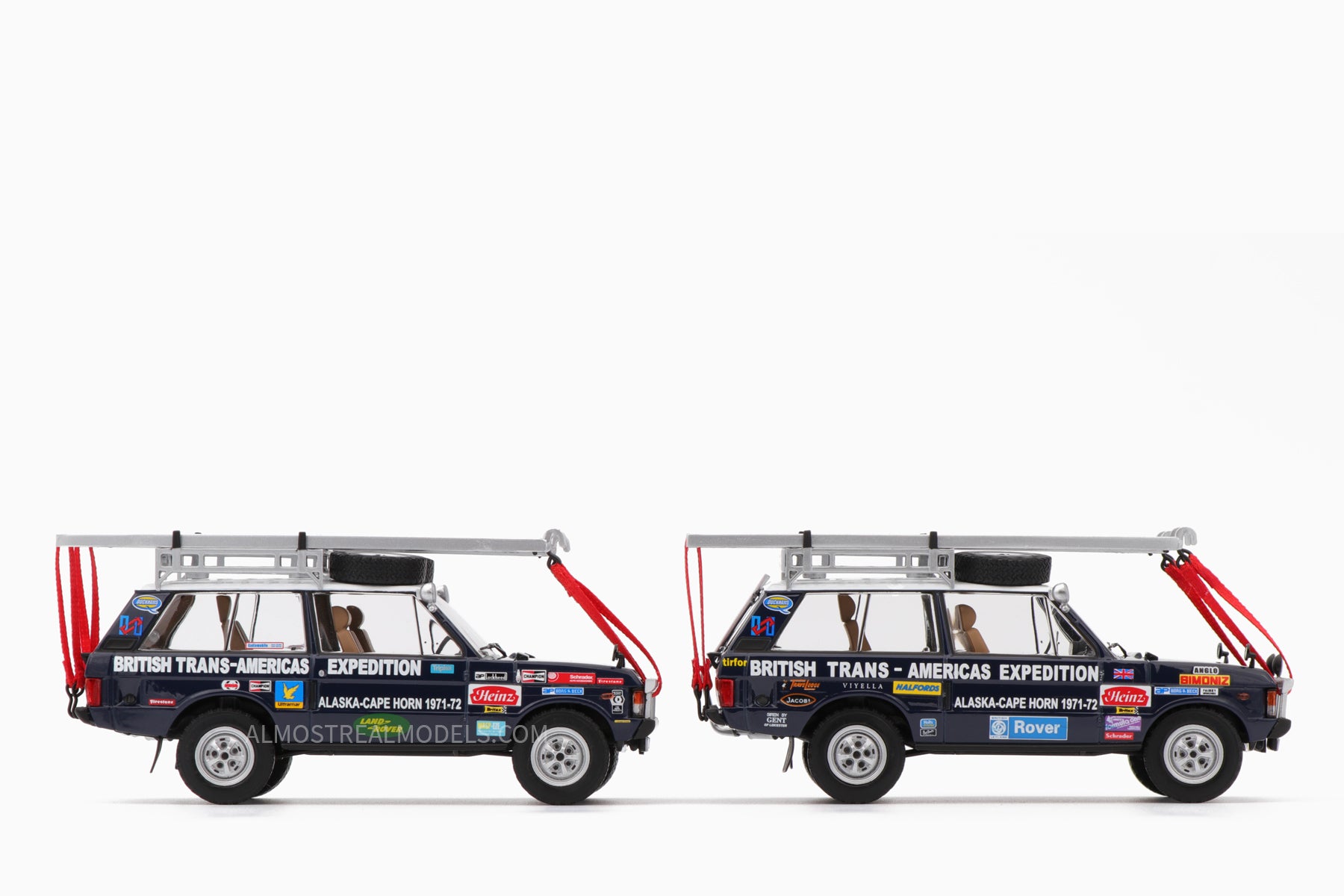 Range Rover ��The British Trans-Americas Expedition�� 2-Car Set 1:43 by Almost Real