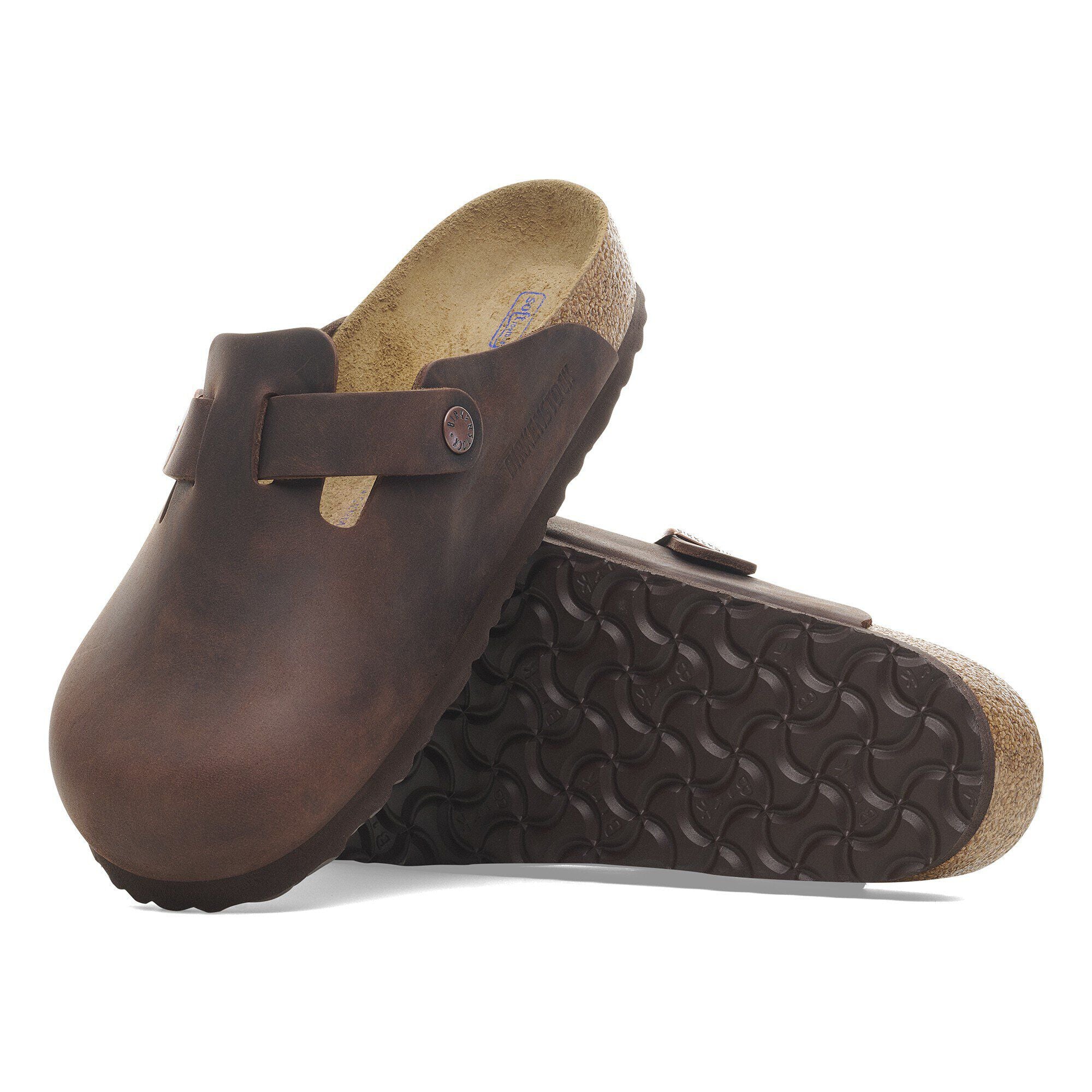 Boston Soft Footbed Natural Leather Oiled