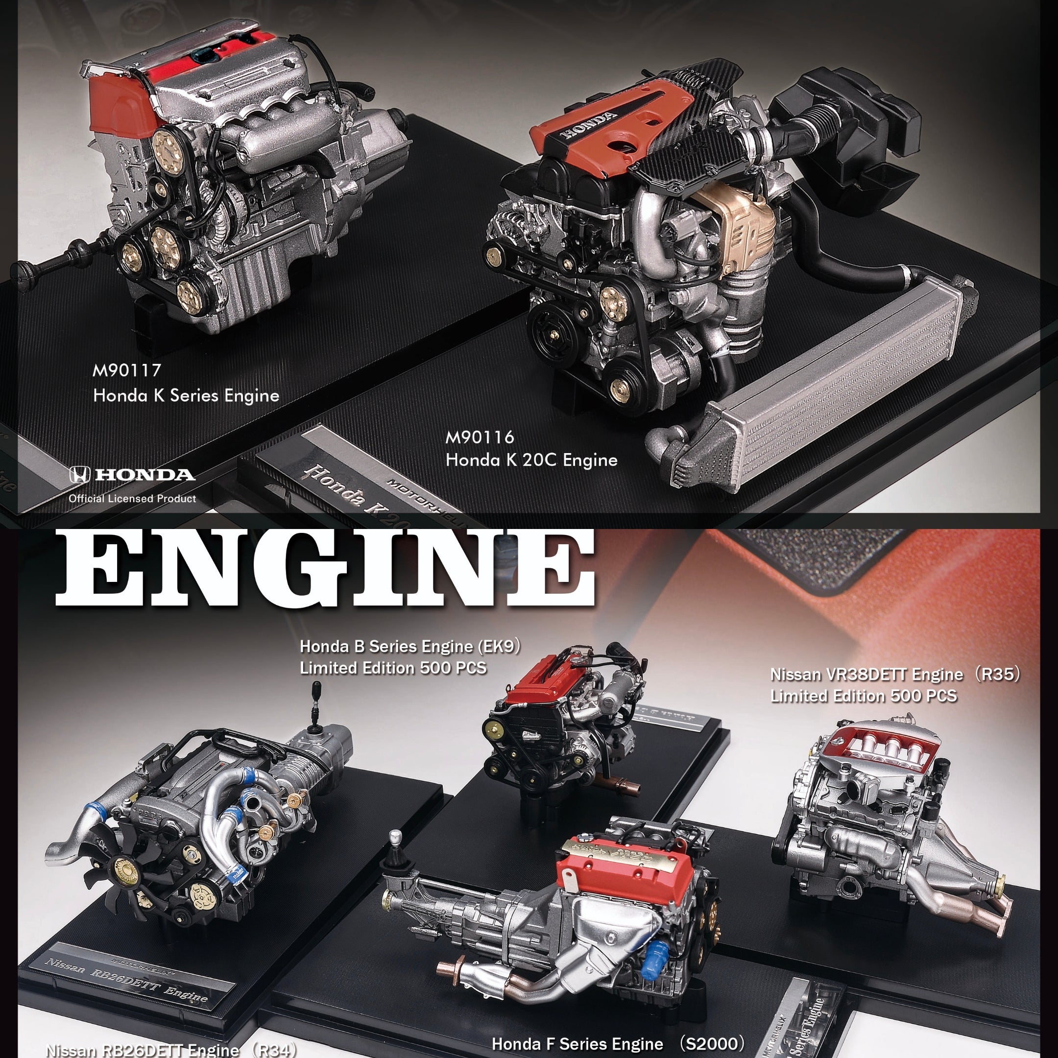 MH 2024 HEC ??Exhibition Limited Edition 1/18 Scale Engine Car Model