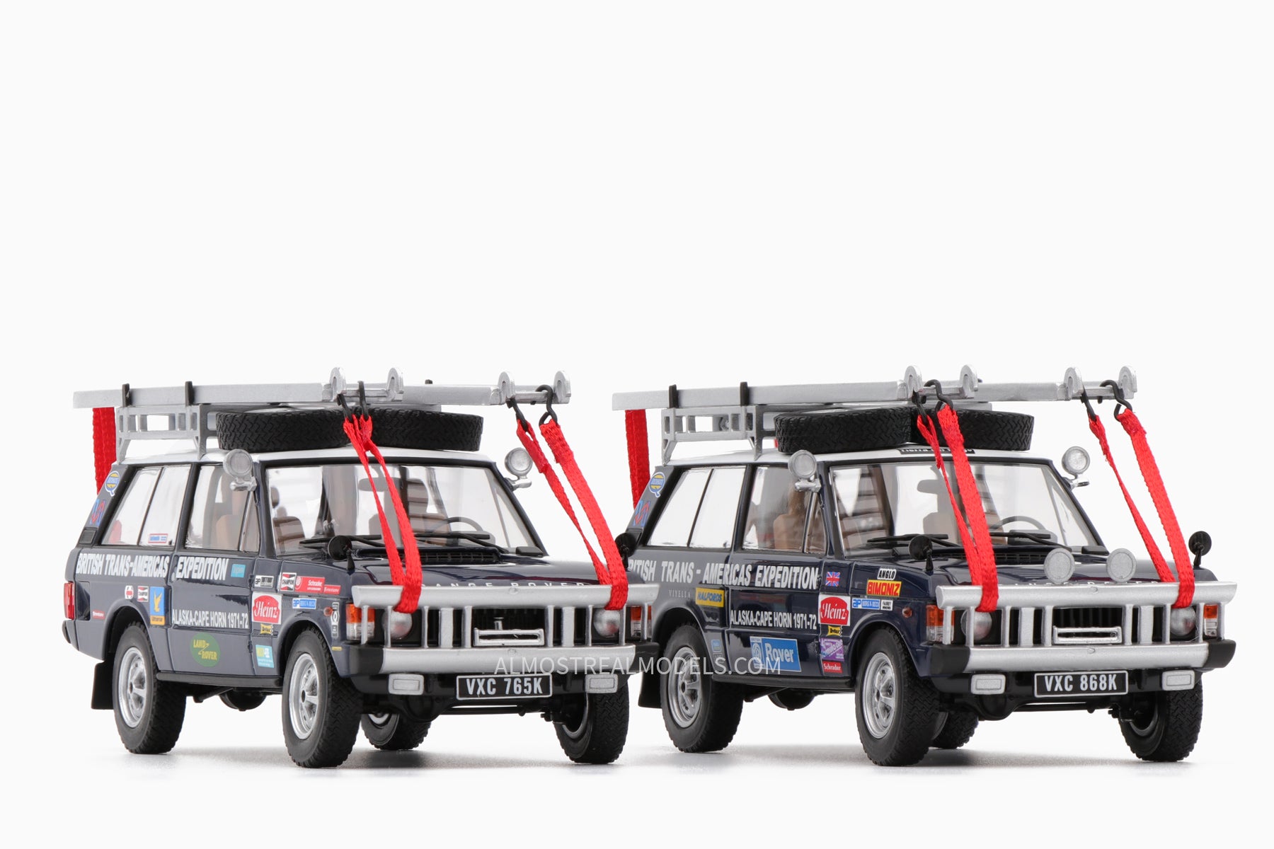 Range Rover ��The British Trans-Americas Expedition�� 2-Car Set 1:43 by Almost Real