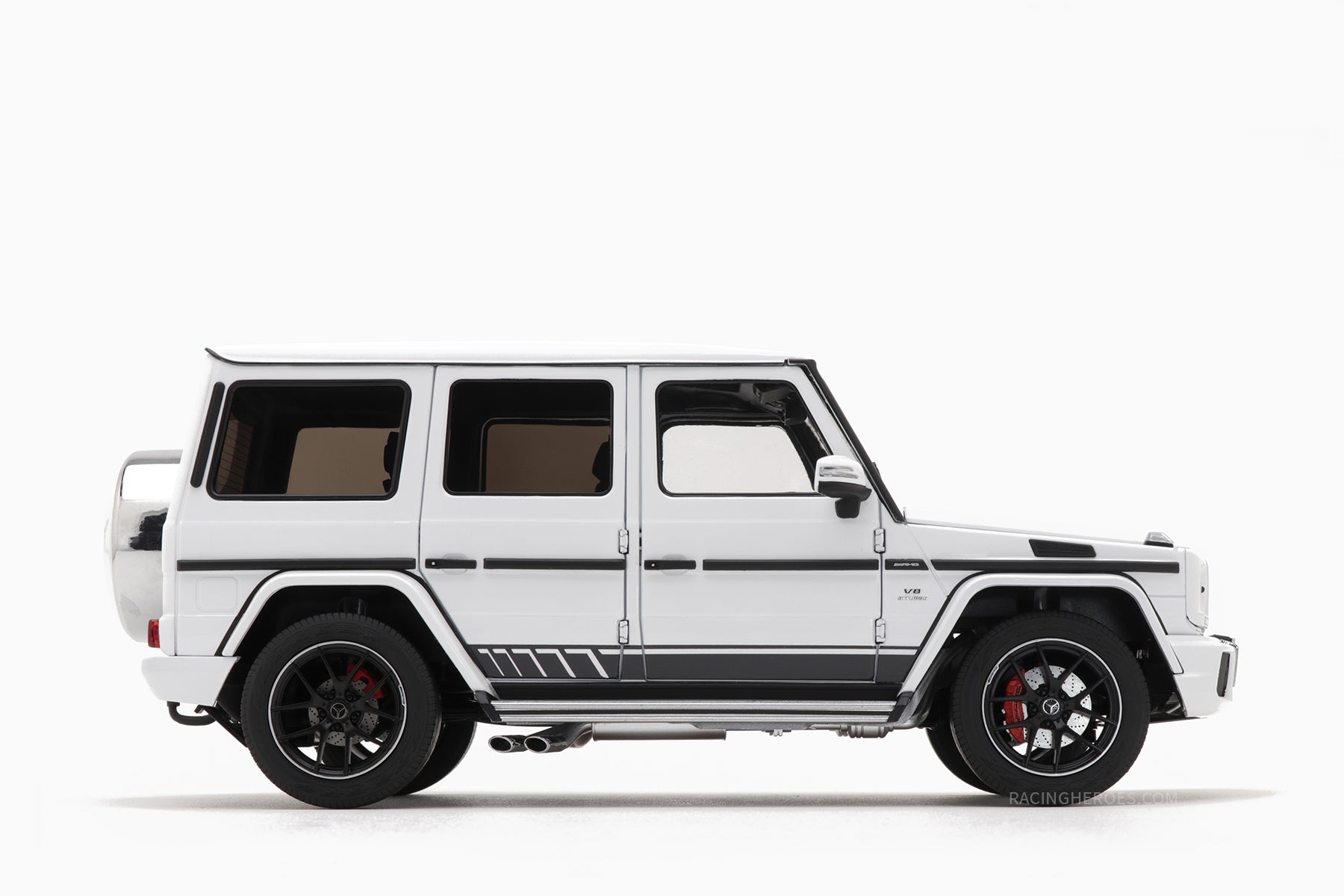 Mercedes-AMG G 63 (W463) 463 Edition �C Polar White 1:18 by Almost Real