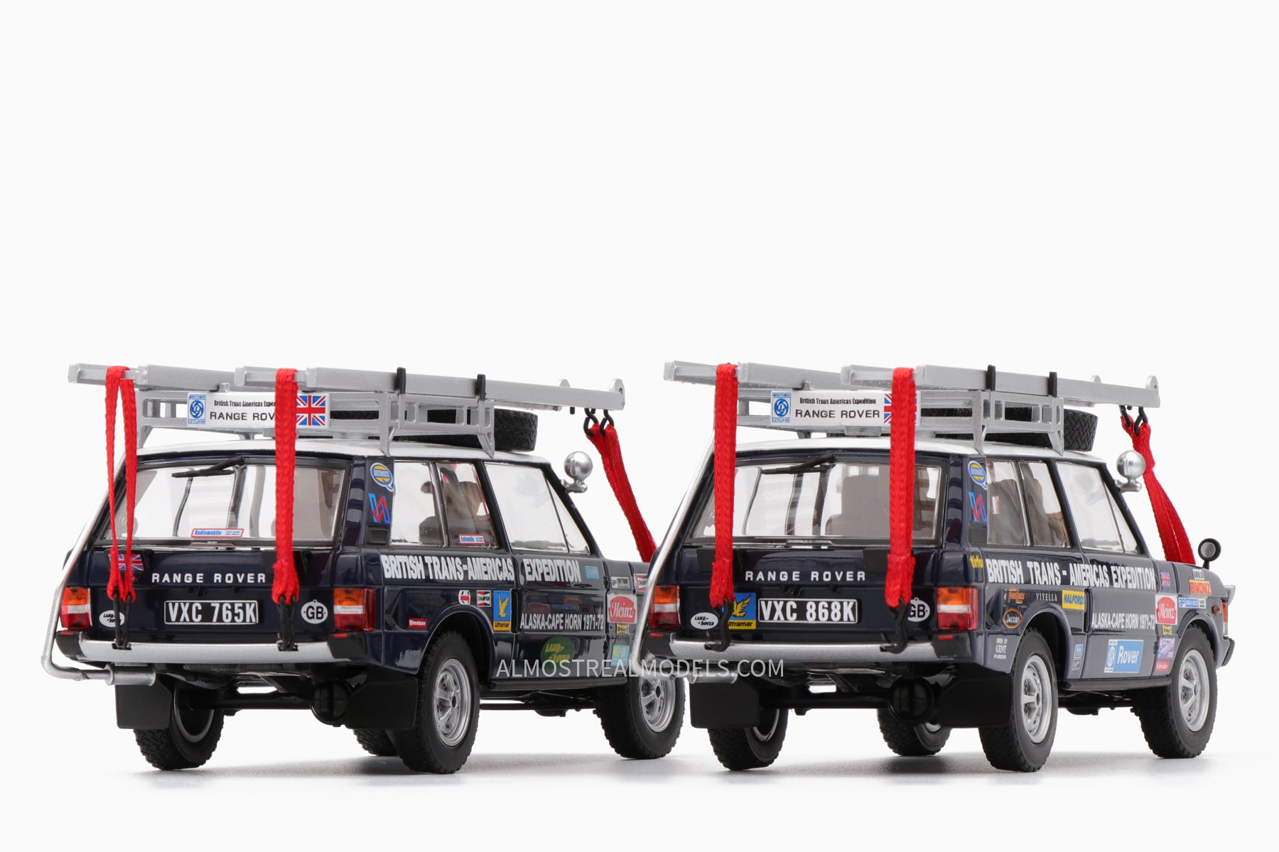 Range Rover ��The British Trans-Americas Expedition�� 2-Car Set 1:43 by Almost Real
