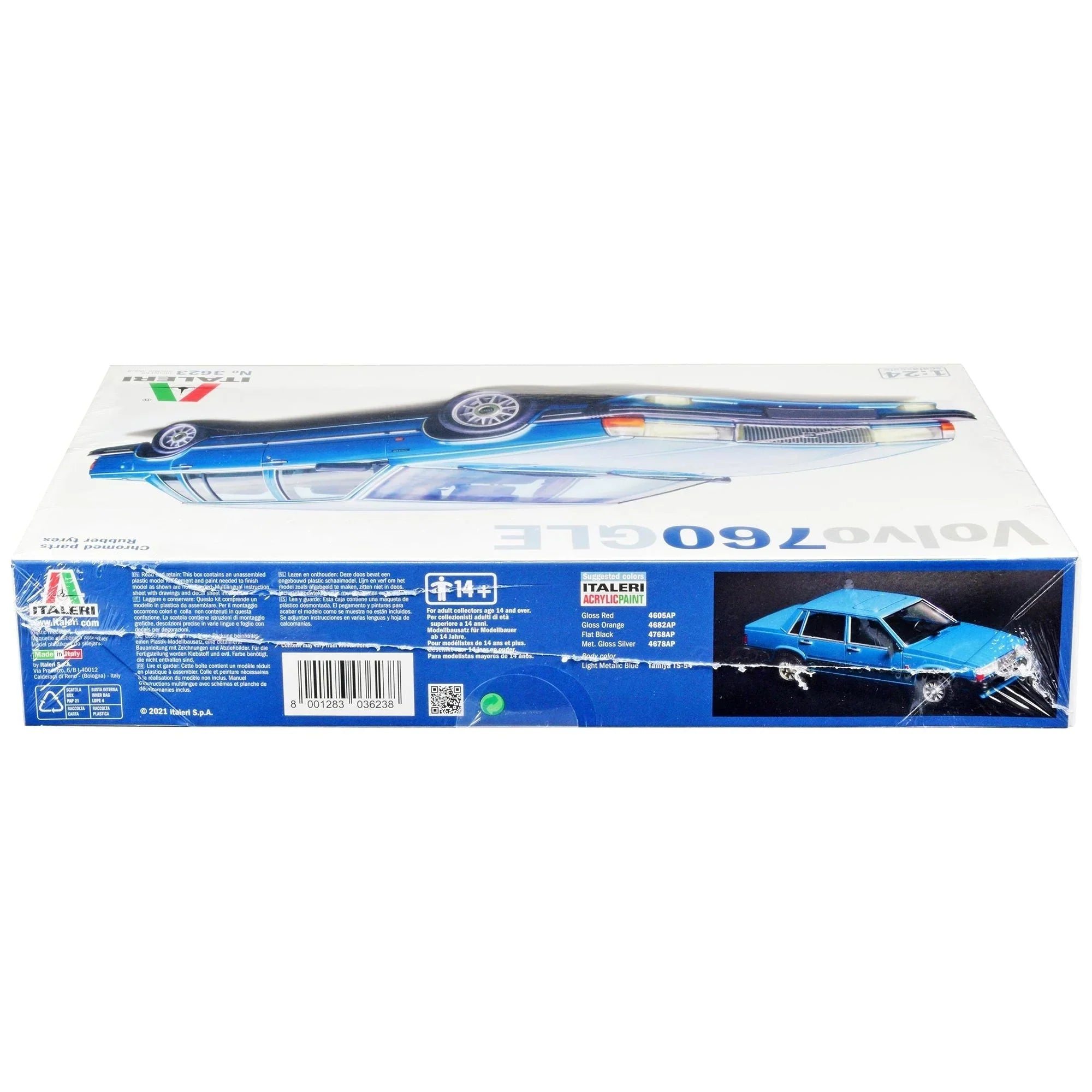 Skill 3 Model Kit Volvo 760 GLE 1/24 Scale Model by Italeri