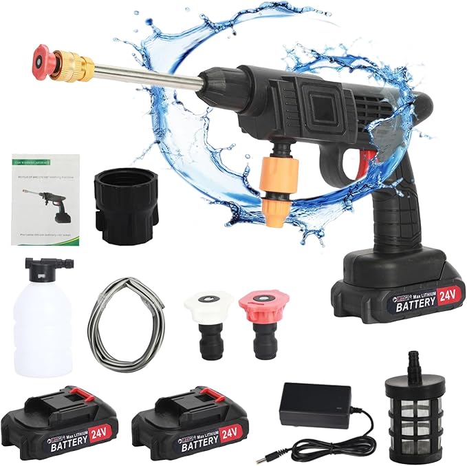 [??Last Day!! Buy 1 Get 1 Free??] Cordless Portable High Pressure Spray Water Gun