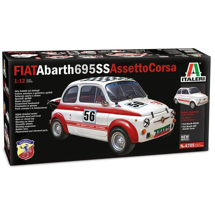 Italeri 1/12 Fiat Abarth 695Ss/Assetto Corsa