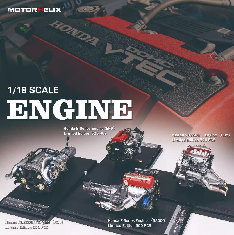 MH 2024 HEC ??Exhibition Limited Edition 1/18 Scale Engine Car Model
