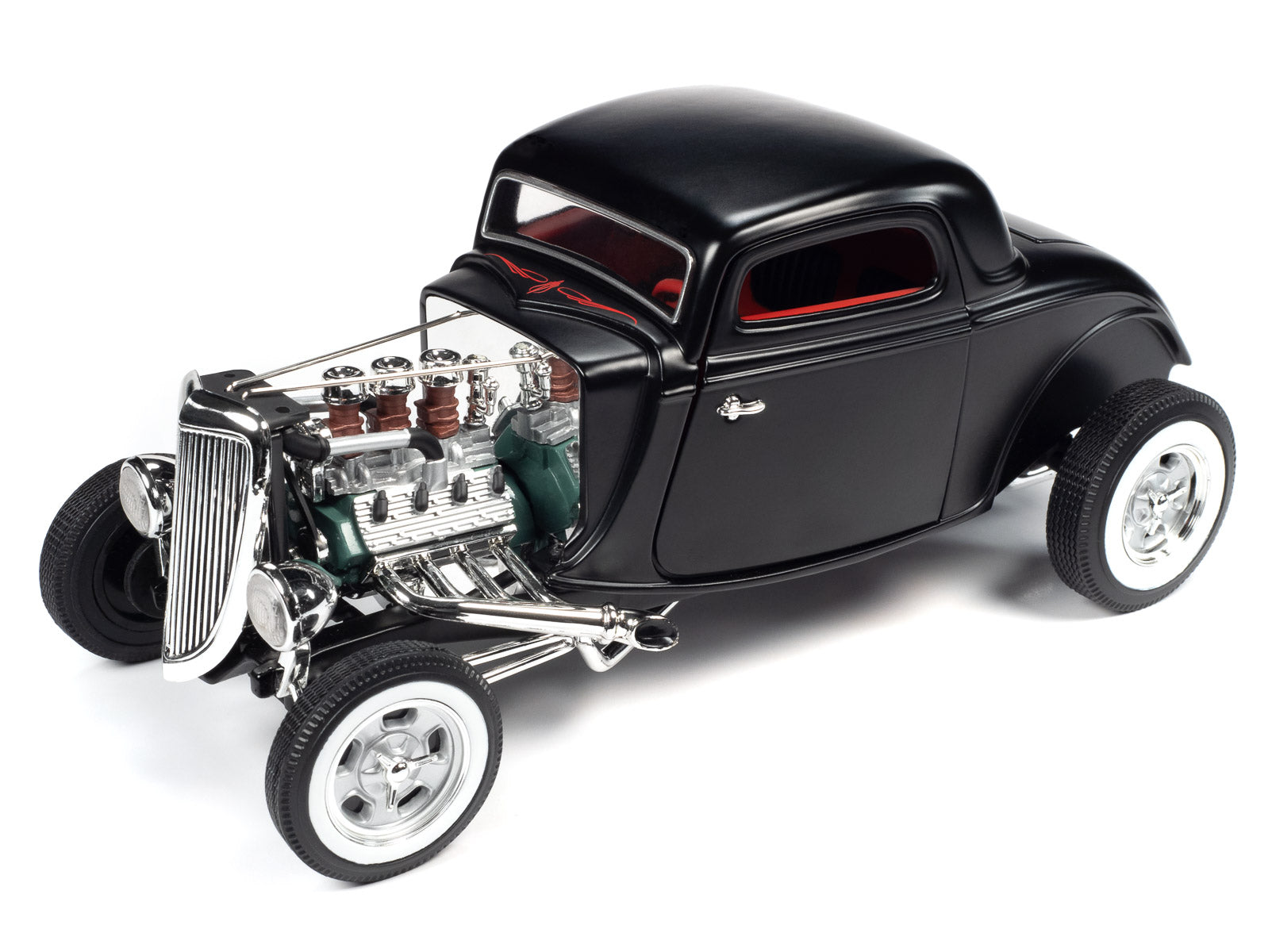 1934 3 Window Coupe High Boy Hot Rod 1:18 Scale