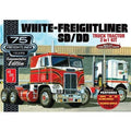 AMT White Freightliner 2-in-1 SD/DD Cabover Tractor (75th Anniversary) 1/25 Scale