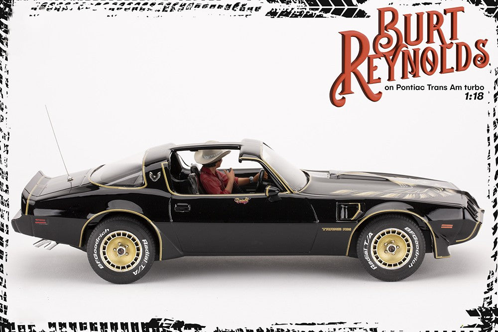 Burt Reynolds on Pontiac Firebird Trans Am 1980 - FREE SHIPPING