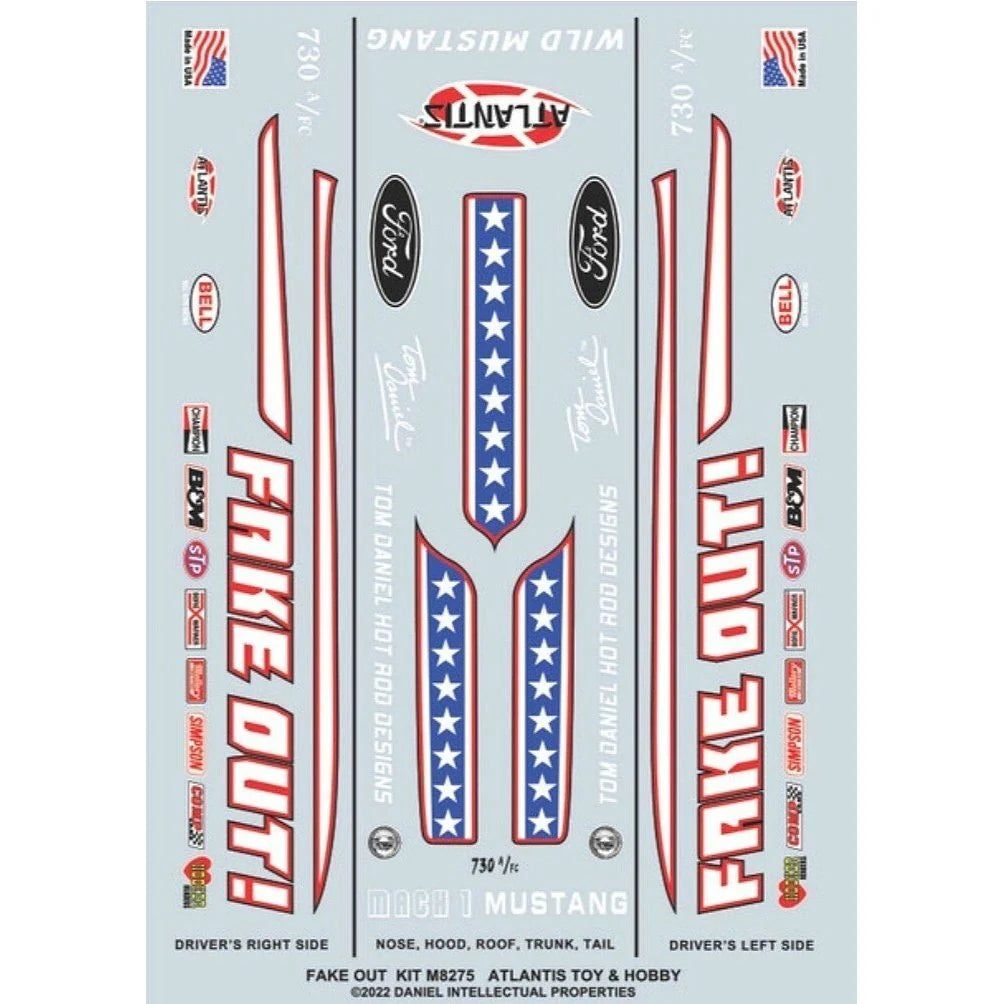 Atlantis Tom Daniel Fake Out Funny Car 1/32