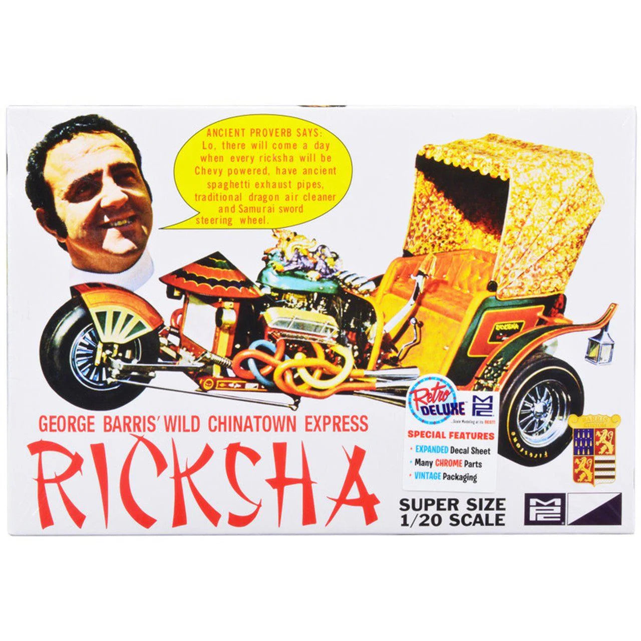 MPC George Barris Ricksha Show Rod 1:20 Scale Model Kit