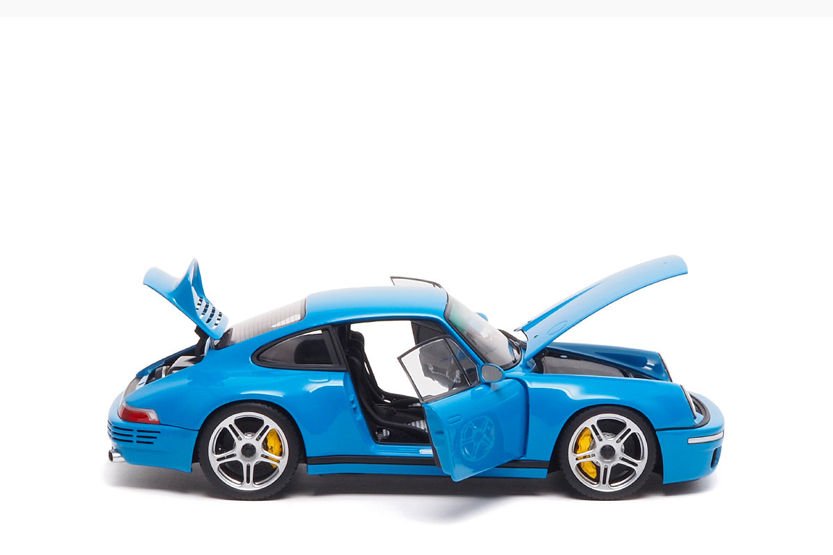RUF SCR �C 2018 Mexico Blue 1:18 Limited Edition by Almost Real