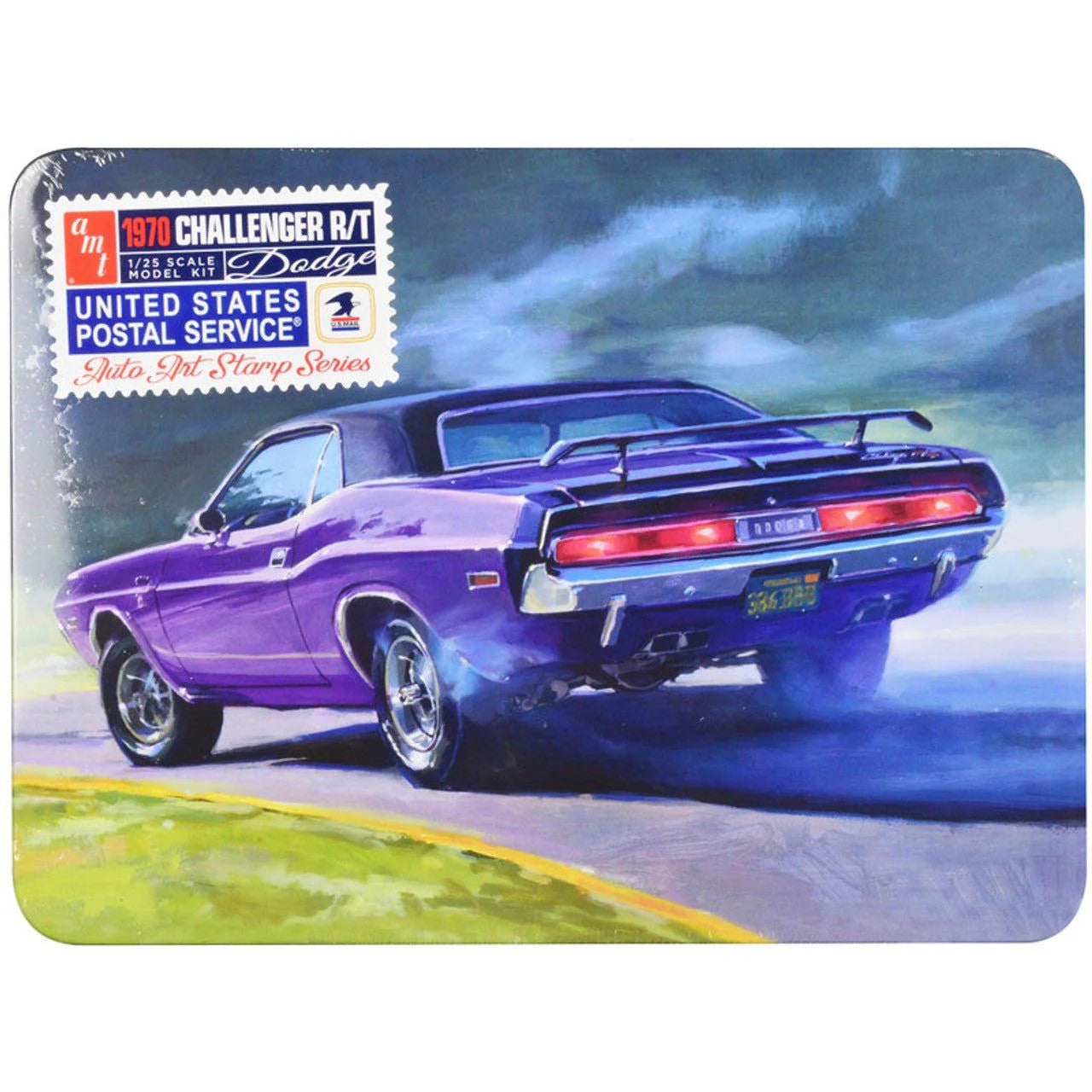 AMT 1970 Dodge Challenger USPS (TIN) 1/25 Scale Model Kit