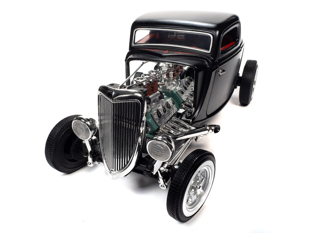 1934 3 Window Coupe High Boy Hot Rod 1:18 Scale