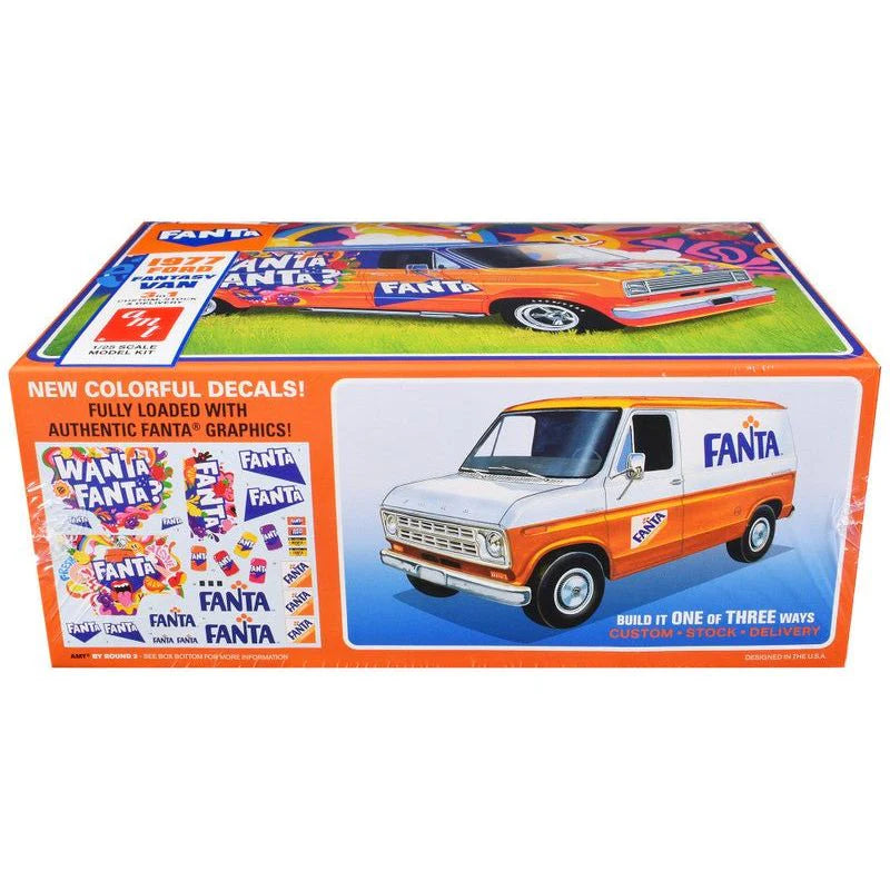 Skill 2 Model Kit 1977 Ford Custom Van "Fanta" 1/25 Scale Model by AMT