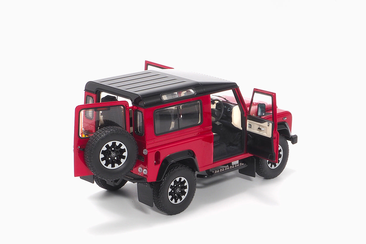 Land Rover Defender 90 Works V8 70Th Edition �C 2017 Red 1:18 by Almost Real