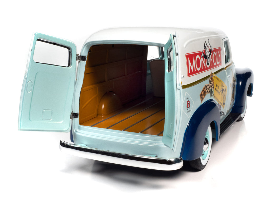 Monopoly 1948 Panel Delivery w/ Resin Figure 1:18 Scale