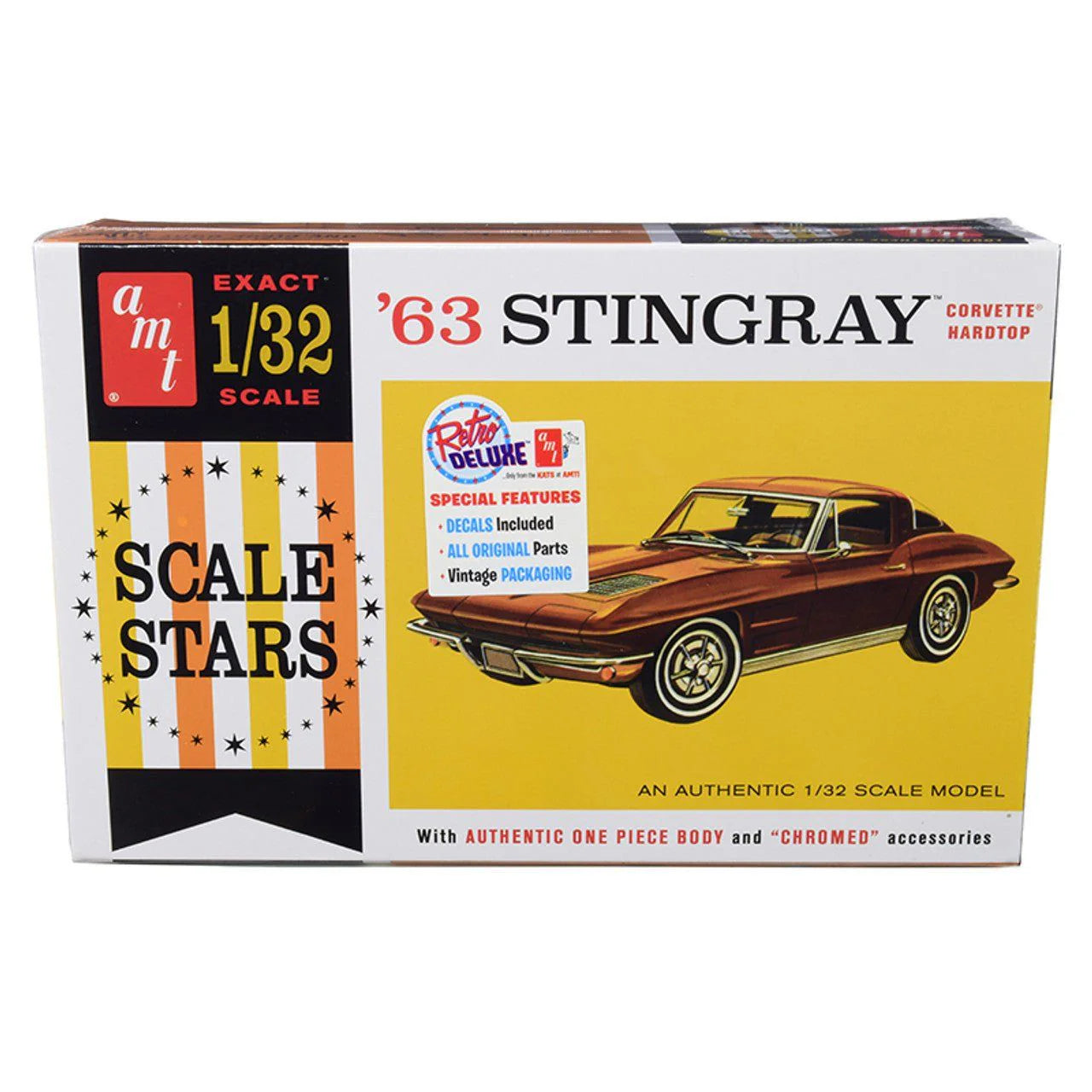 AMT 1963 Chevy Corvette Stingray 1:32 Scale Model Kit
