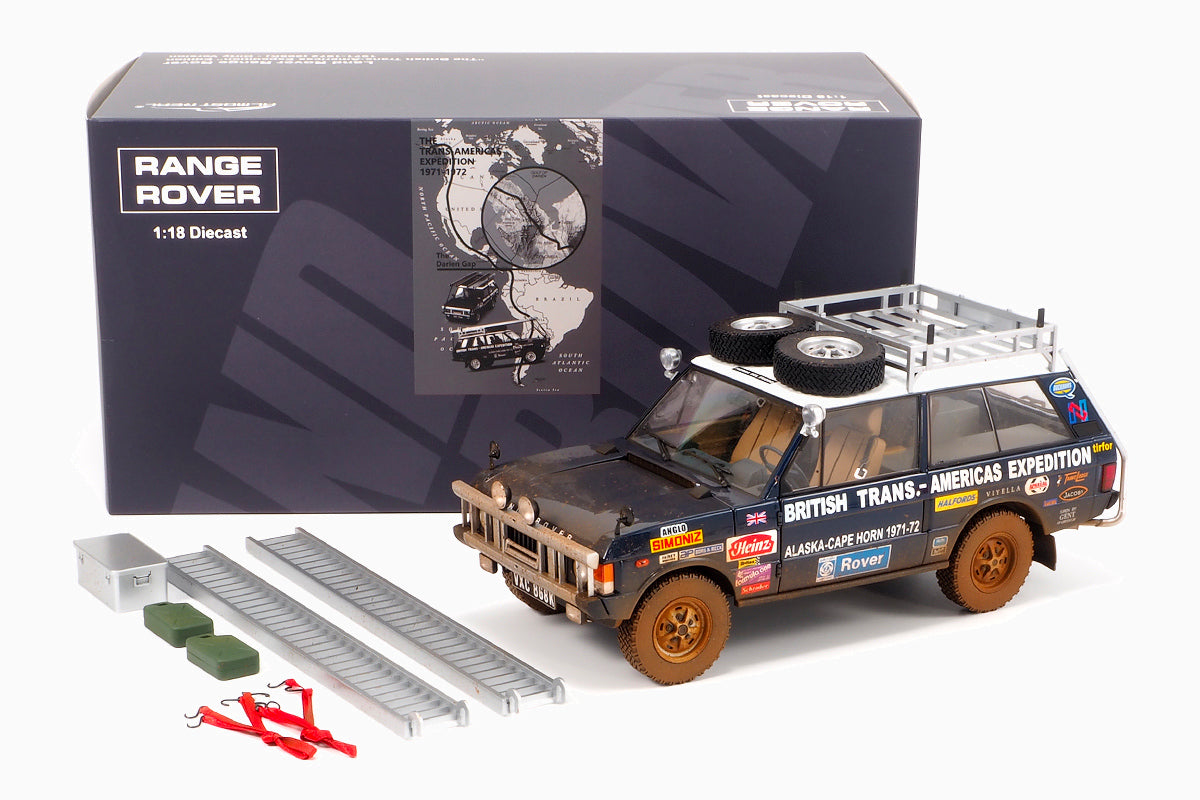 Range Rover ��The British Trans-Americas Expedition�� (868K) Dirty 1:18 by Almost Real