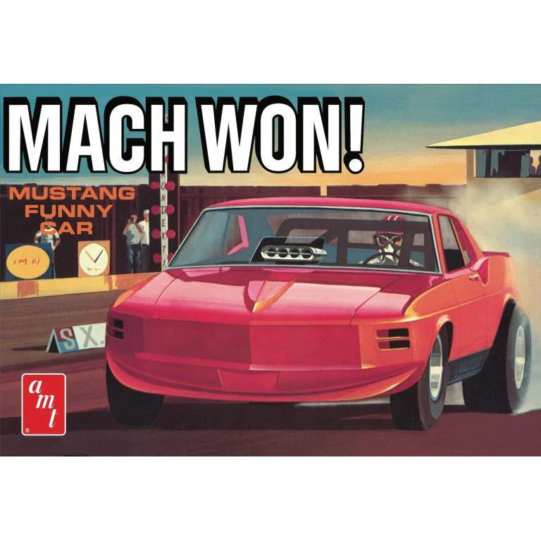 AMT 1970 Ford Mustang Funny Car Mach Won 1/25 Scale Model Kit