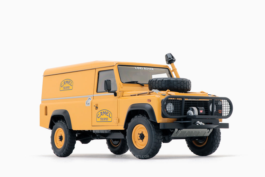 Land Rover Defender 110 ��Camel Trophy�� Support Unit Borneo 1:18 by Almost Real