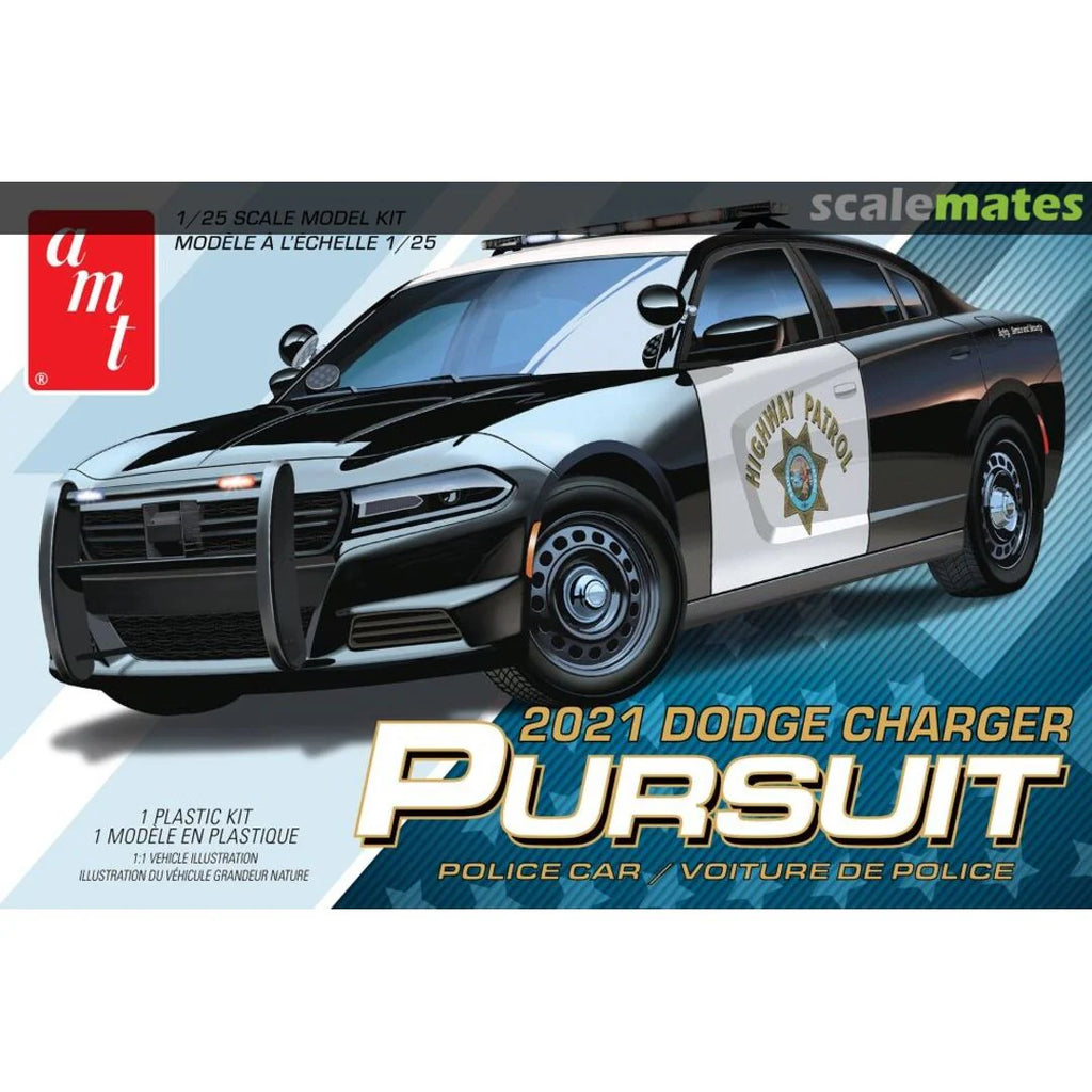 AMT 2021 Dodge Charger Pursuit Police Car 1/25 1324 Plastic Model Kit