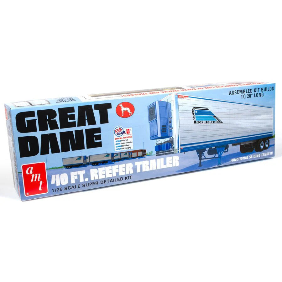 AMT Great Dane 40' Reefer Trailer 1/25 Scale Model Kit