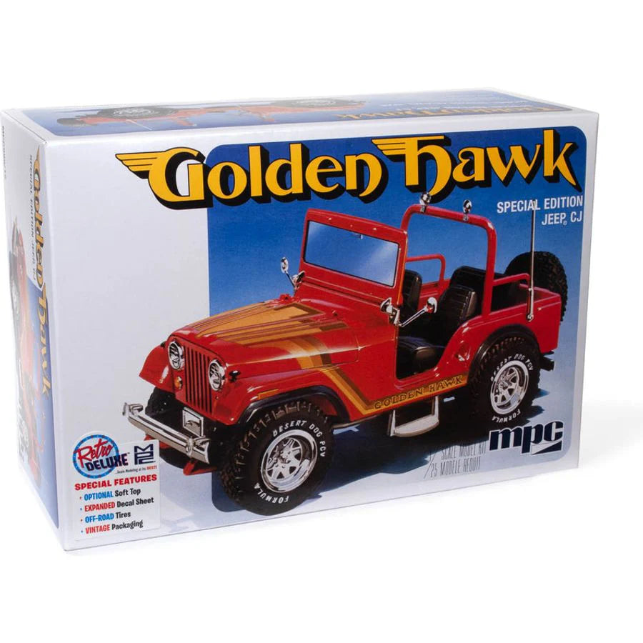 MPC 1981 Jeep CJ5 Golden Hawk 1:25 Scale Model Kit